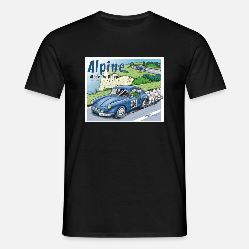 Polete i Alpine 106 - T-shirt til herrer - sort