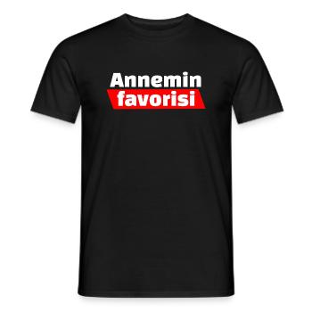 Lustiger Spruch, Liebe, Familie, Mütter, Türkisch - Männer T-Shirt - Schwarz - Vorne - AI Model Male 178 light (178cm)