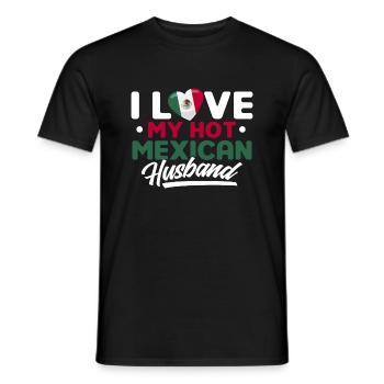 Fier mexicain Mexique Mexicain Cadeau Mexicain - T-shirt homme - noir - Devant - AI Model Male 178 light (178cm)