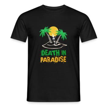 Death in Paradise motiv - geschenkidee - Männer T-Shirt - Schwarz - Vorne - AI Model Male 178 light (178cm)