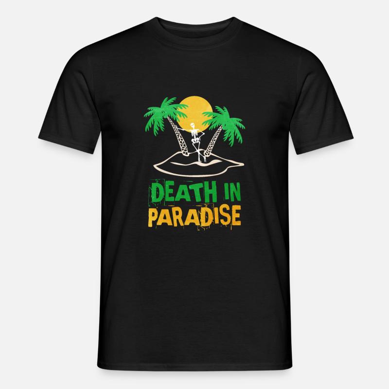 Death in Paradise motiv - geschenkidee - Männer T-Shirt - Schwarz