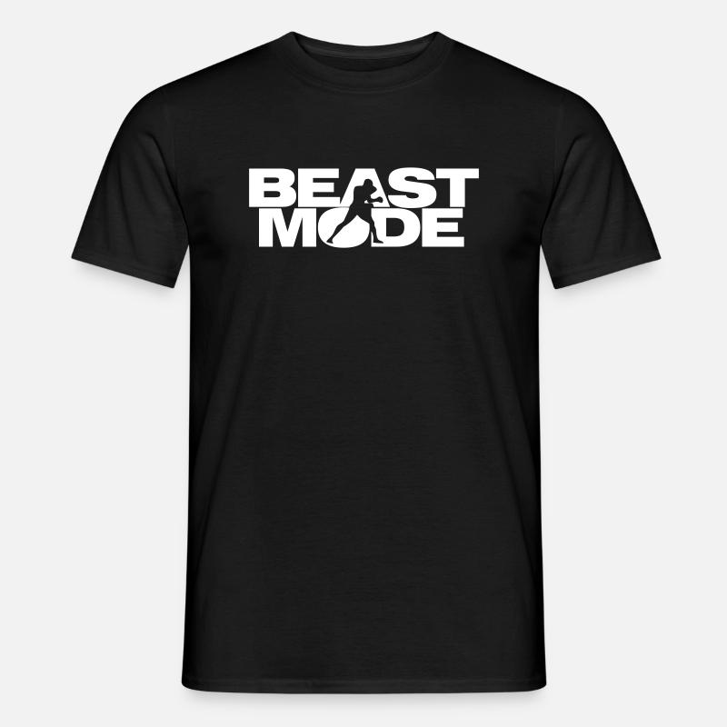 Beast Mode, Boxer - Männer T-Shirt - Schwarz