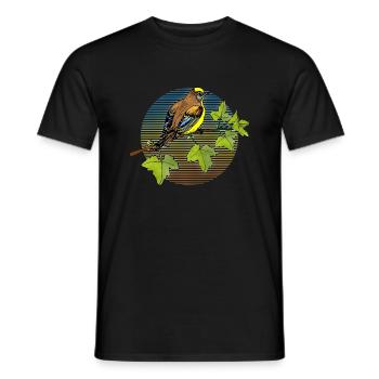Oiseau - T-shirt homme - noir - Devant - AI Model Male 178 light (178cm)