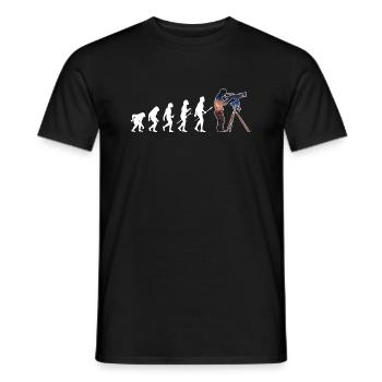 Astronomie Evolution Astrofotografie Geschenk - Männer T-Shirt - Schwarz - Vorne - AI Model Male 178 light (178cm)