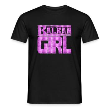 Balkan Kroatien Bosnien Serbien juge exyu Junge Mädchen - Männer T-Shirt - Schwarz - Vorne - AI Model Male 178 light (178cm)