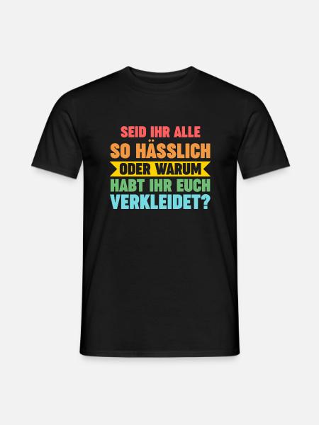 Karnevalskostüm Karnevalist Fasching Karneval - Männer T-Shirt - Schwarz
