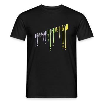 crazy dog lady Zitat - Männer T-Shirt - Schwarz - Vorne - AI Model Male 178 light (178cm)