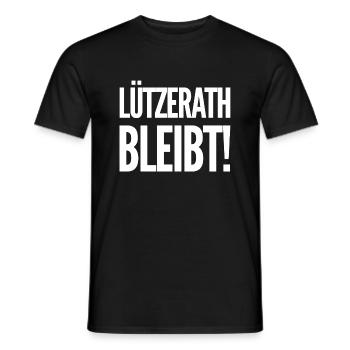 Lützerath bleibt - Männer T-Shirt - Schwarz - Vorne - AI Model Male 178 light (178cm)