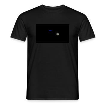 Mond hinter dem Maritim Hotel Travemünde - Männer T-Shirt - Schwarz - Vorne - AI Model Male 178 light (178cm)