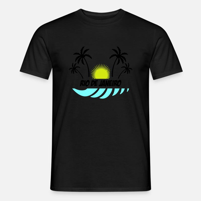 Rio de Janeiro - Männer T-Shirt - Schwarz