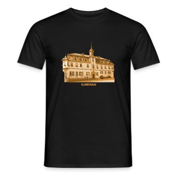 Ilmenau Rathaus Ilm Goethe Thuringen - T-shirt homme - noir - Devant - AI Model Male 178 light (178cm)