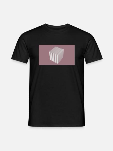 Würfel - Männer T-Shirt - Schwarz