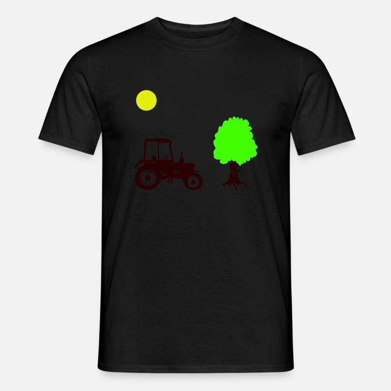 traktor 1 - Männer T-Shirt - Schwarz