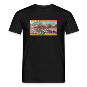 1 Hel - Männer T-Shirt - Schwarz - Vorne - AI Model Male 178 light (178cm)