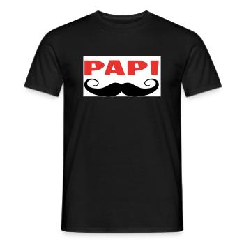Opa - Männer T-Shirt - Schwarz - Vorne - AI Model Male 178 light (178cm)