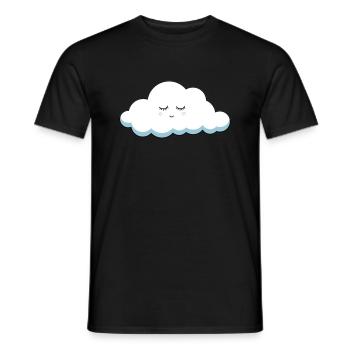 Nuage dormant - T-shirt homme - noir - Devant - AI Model Male 178 light (178cm)