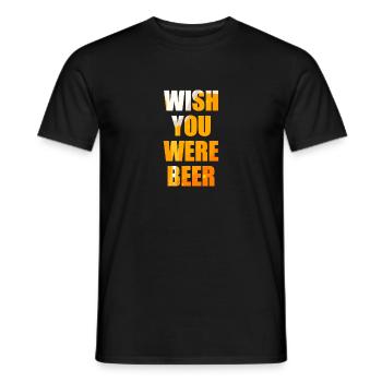 Bier - Männer T-Shirt - Schwarz - Vorne - AI Model Male 178 light (178cm)