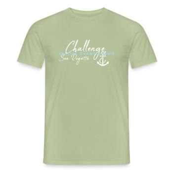 Sea Regatta - T-shirt homme - vert sauge - Devant - AI Model Male 178 light (178cm)