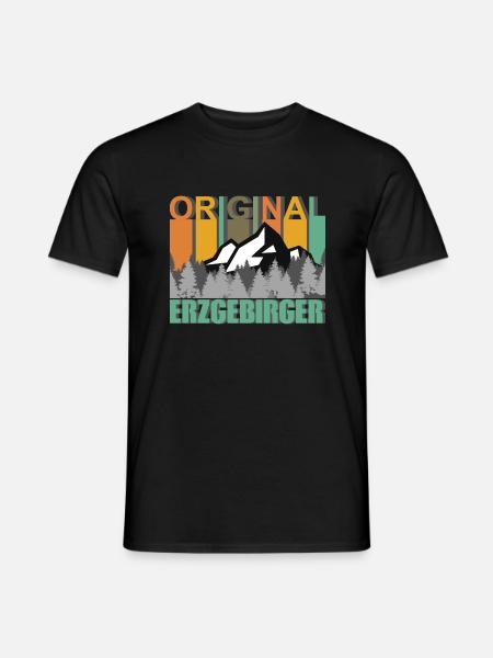 Original Erzgebirger - Männer T-Shirt - Schwarz