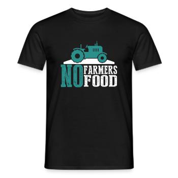 landwirt farmer - Männer T-Shirt - Schwarz - Vorne - AI Model Male 178 light (178cm)