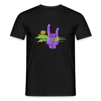 En route pour le jardin - T-shirt homme - noir - Devant - AI Model Male 178 light (178cm)