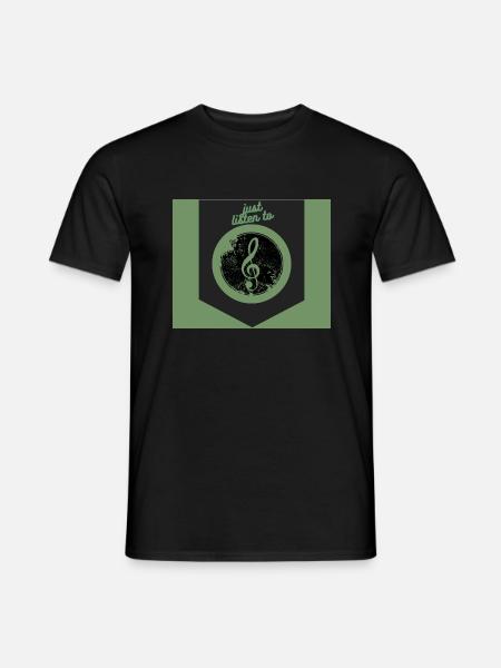 MusicLovers - Männer T-Shirt - Schwarz