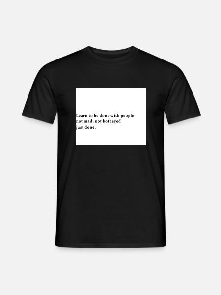 Just done - Men's T-Shirt - black