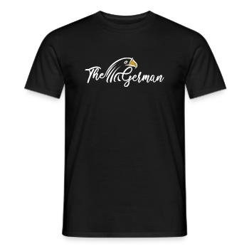 The German Eagle National Pride Eagle Head - Men's T-Shirt - black - Front - AI Model Male 178 light (178cm)