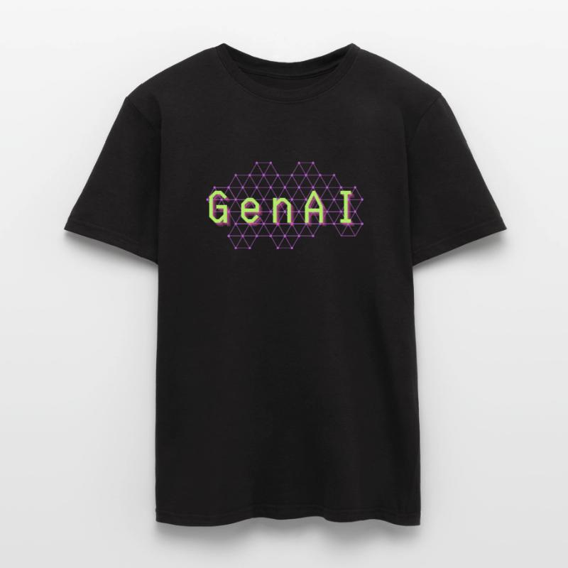 Generative AI Machine Deep Learning Data Scientist Men’s T-shirt