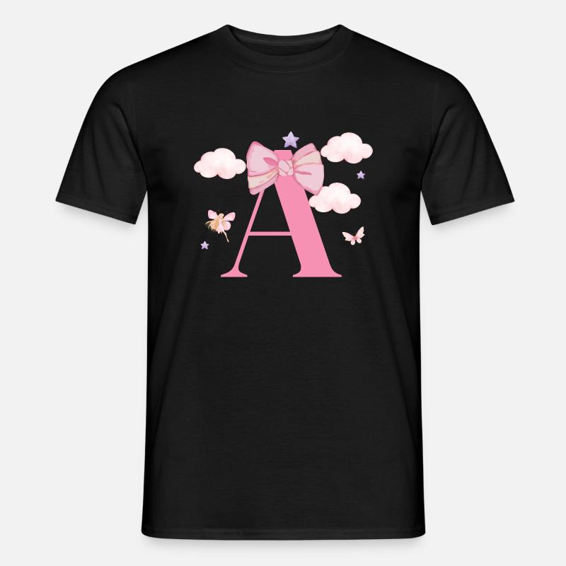 Brief an Pink Clouds - Männer T-Shirt - Schwarz