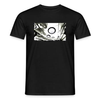 On the Block D2 - Männer T-Shirt - Schwarz - Vorne - AI Model Male 178 light (178cm)