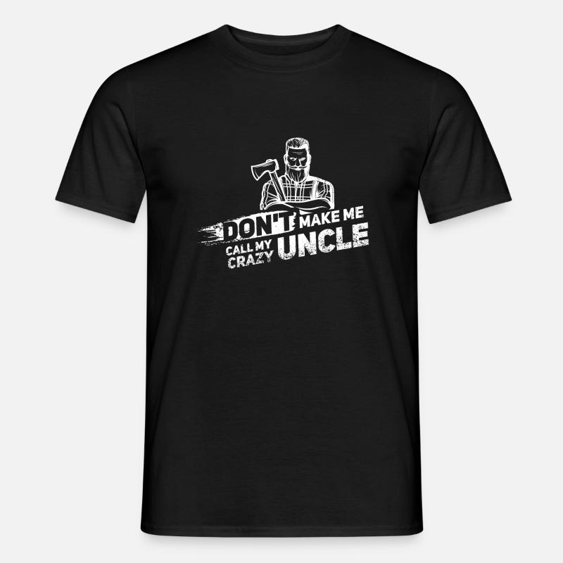 Onkel - Männer T-Shirt - Schwarz
