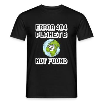 Climat de la planète - T-shirt homme - noir - Devant - AI Model Male 178 light (178cm)
