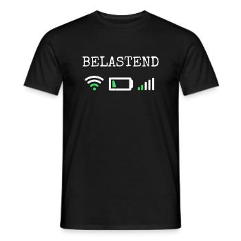 Stressful Funny Programmer Computer Gamer - Men's T-Shirt - black - Front - AI Model Male 178 light (178cm)
