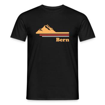 Berne Ville Suisse - T-shirt homme - noir - Devant - AI Model Male 178 light (178cm)