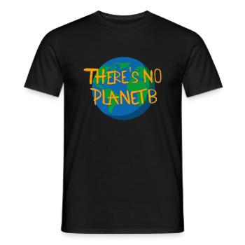 Climate protection symbol - Men's T-Shirt - black - Front - AI Model Male 178 light (178cm)