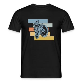 Triathlon Swim Bike Run Marathon - Männer T-Shirt - Schwarz - Vorne - AI Model Male 178 light (178cm)