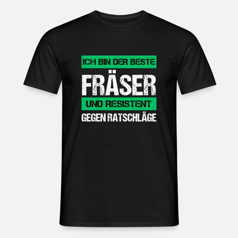 Resistenter Fräser - Männer T-Shirt - Schwarz