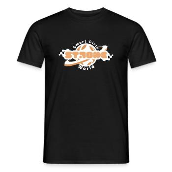 Girl Women Power Mathematics Lover Math Student - Männer T-Shirt - Schwarz - Vorne - AI Model Male 178 light (178cm)