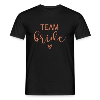 Team Bride - Männer T-Shirt - Schwarz - Vorne - AI Model Male 178 light (178cm)