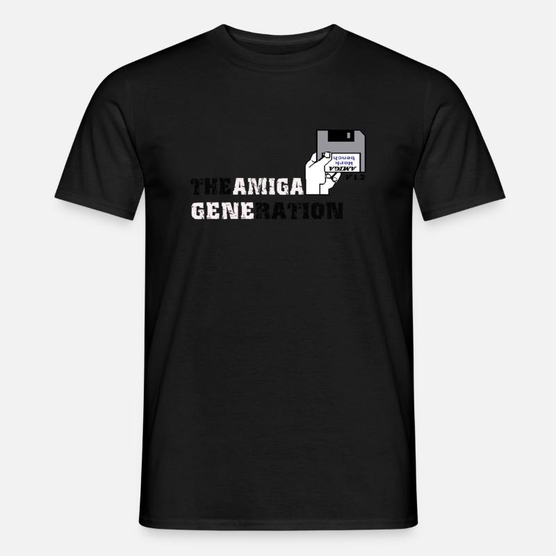 amiga_generation - Männer T-Shirt - Schwarz