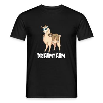 Dreamteam Lustiges Geschenk - Männer T-Shirt - Schwarz - Vorne - AI Model Male 178 light (178cm)