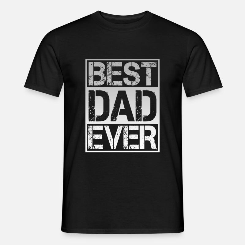 Bester Papa - Männer T-Shirt - Schwarz