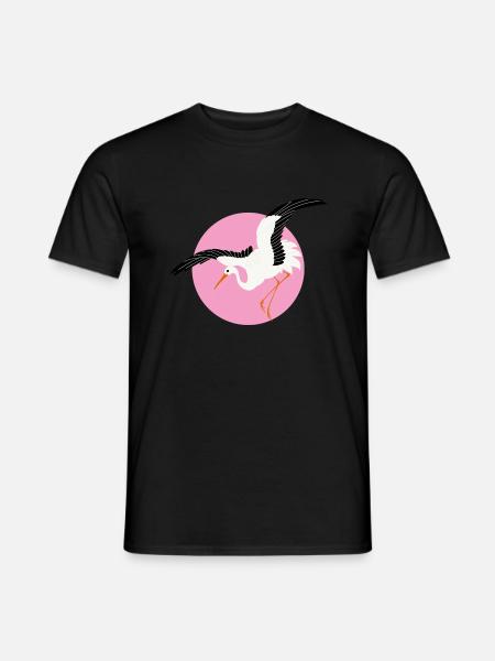 Oiseau - T-shirt homme - noir