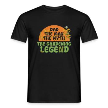 Jardiniers Jardiniers Jardinage Creuser une plante - T-shirt homme - noir - Devant - AI Model Male 178 light (178cm)