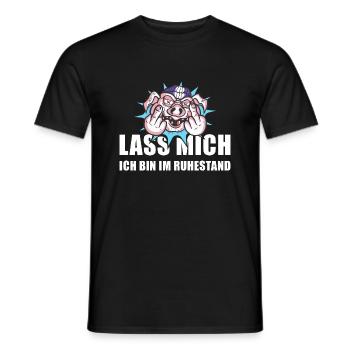 Pensionierung Lass Mich Ich Bin Im Ruhestand Rente - Männer T-Shirt - Schwarz - Vorne - AI Model Male 178 light (178cm)