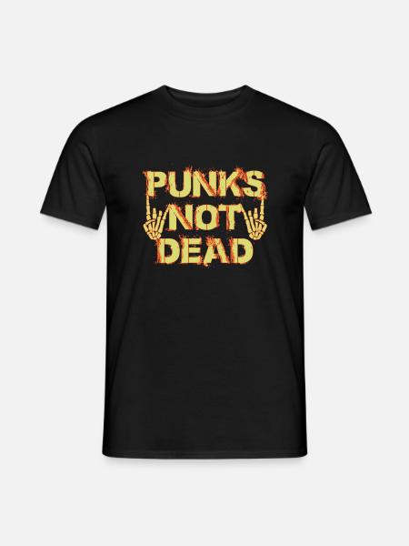 Punks not Dead - Männer T-Shirt - Schwarz