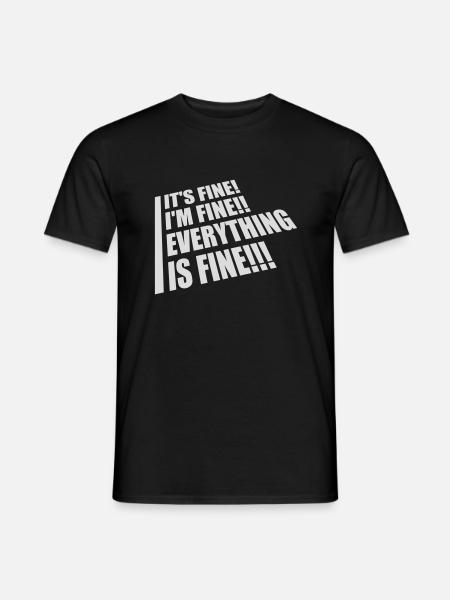 Tout va bien devis - T-shirt homme - noir