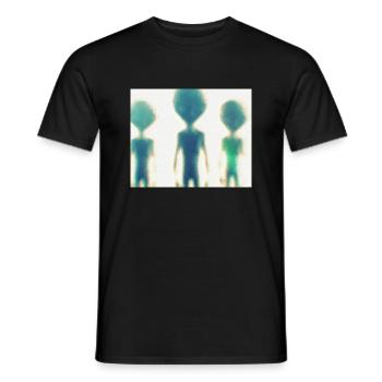 Aliens - Men's T-Shirt - black - Front - AI Model Male 178 light (178cm)