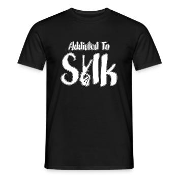Yoga Aérien Tissu Acrobaties Tissu Air Gymnastique - T-shirt homme - noir - Devant - AI Model Male 178 light (178cm)
